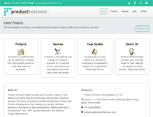 Tablet Screenshot of producthorizons.com